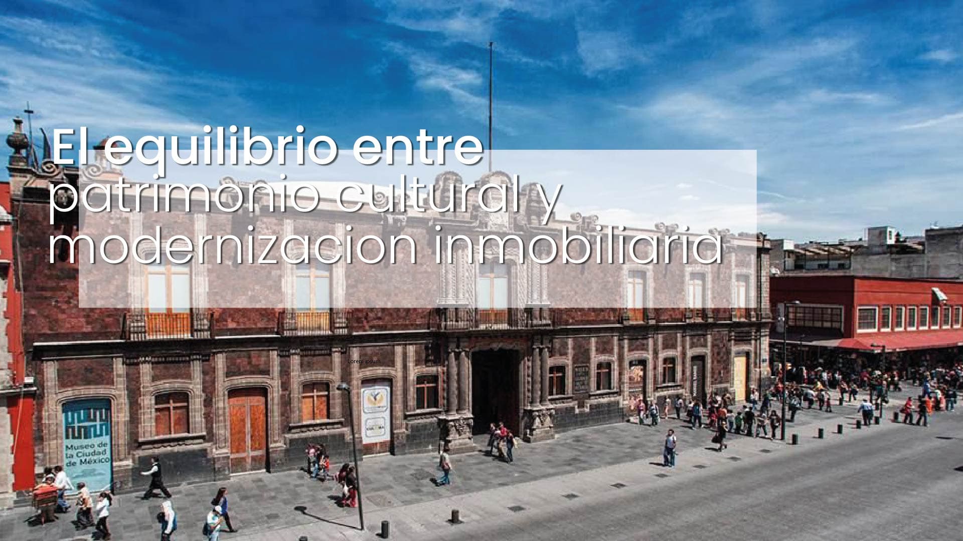 Entre la tradición urbana y el confort contemporáneo